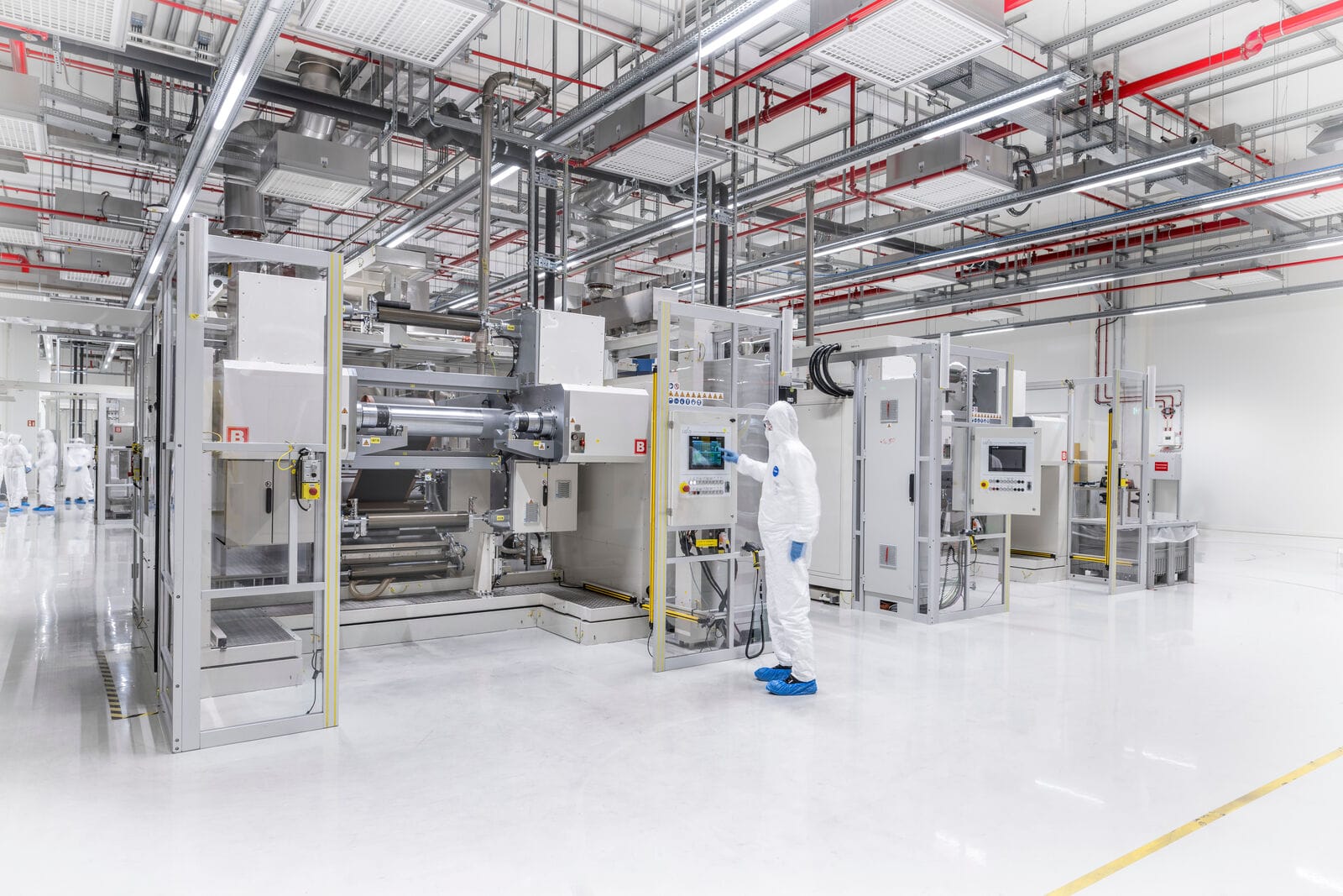 Línea de producción de celdas de batería a gran escala